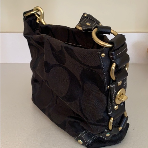 Coach Carly 10619 Signature Canvas Hobo Bag - Picture 3 of 9